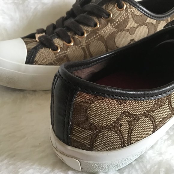 Coach Sneakers Canvas Shoes Coach C Logo - Picture 14 of 14